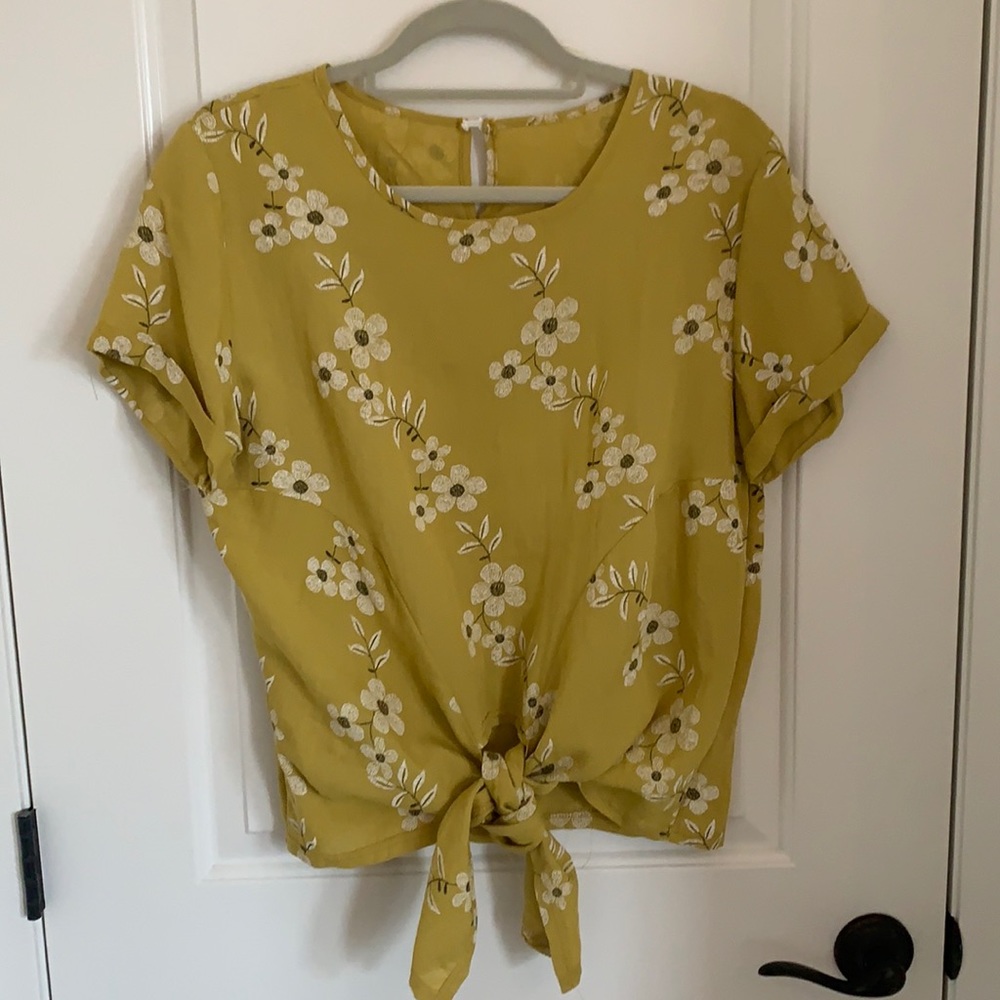Front Tie Blouse